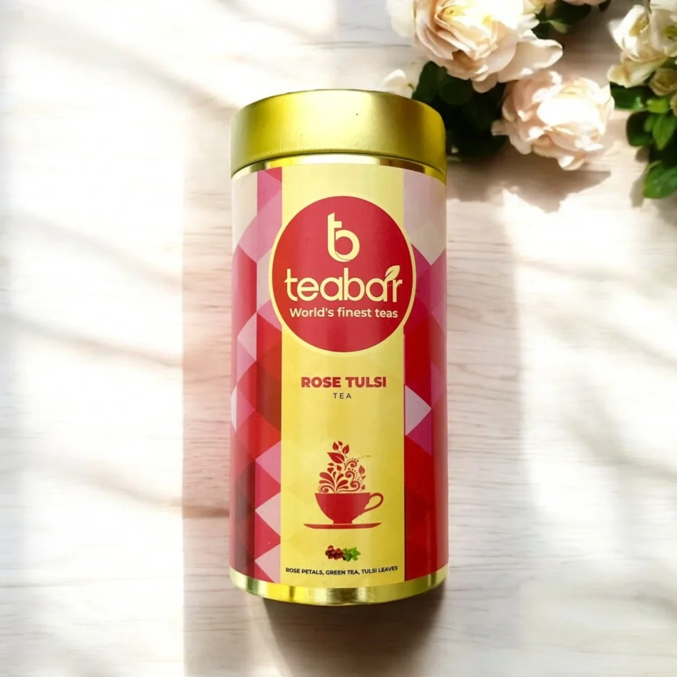 Teabar-Rose Tulsi Tea